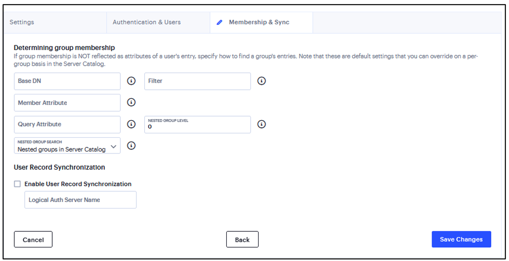 Authentication and Directory Servers