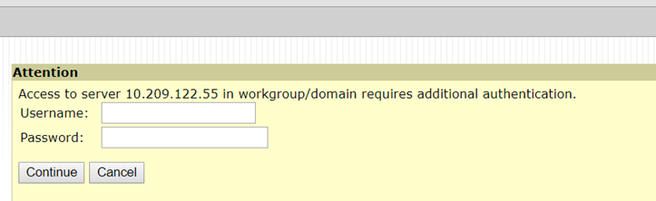 Additional Authentication in the Target Server